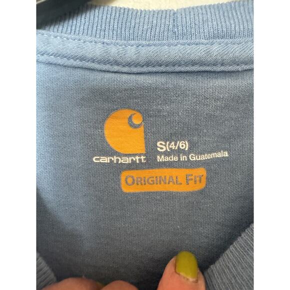 Carhartt Blue S Reg short sleeve Work Shirt Excellent - Picture 7 of 10